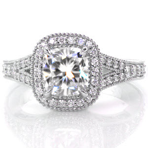Cushion cut engagement rings Minneapolis